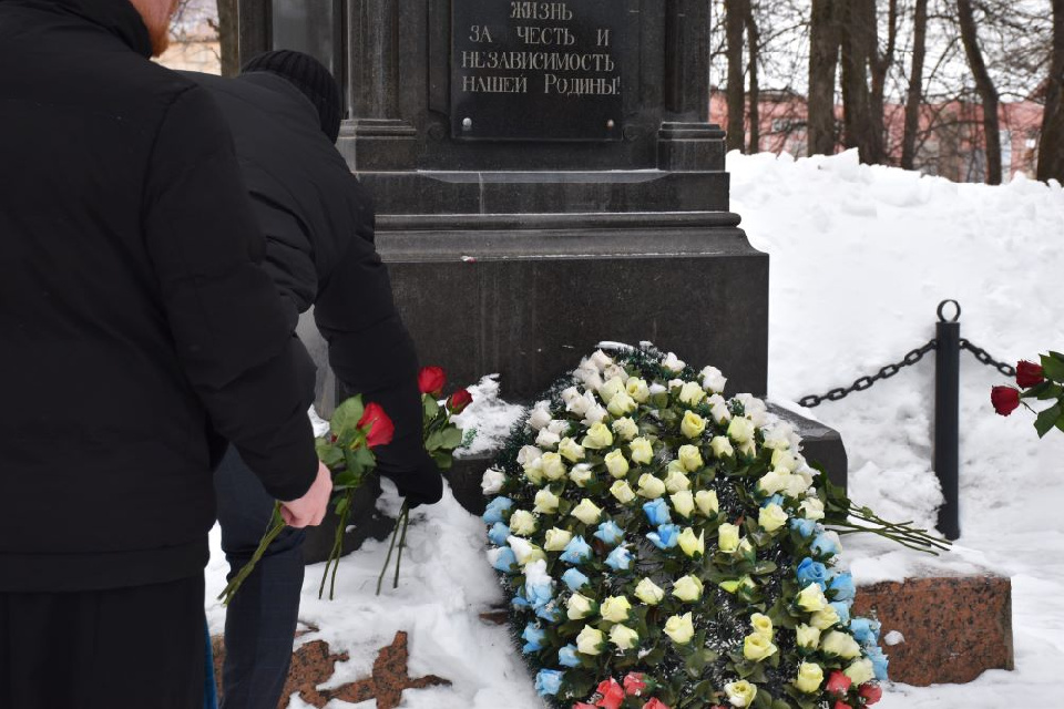 В г. Щекино прошел митинг, посвященный Дню защитника Отечества.