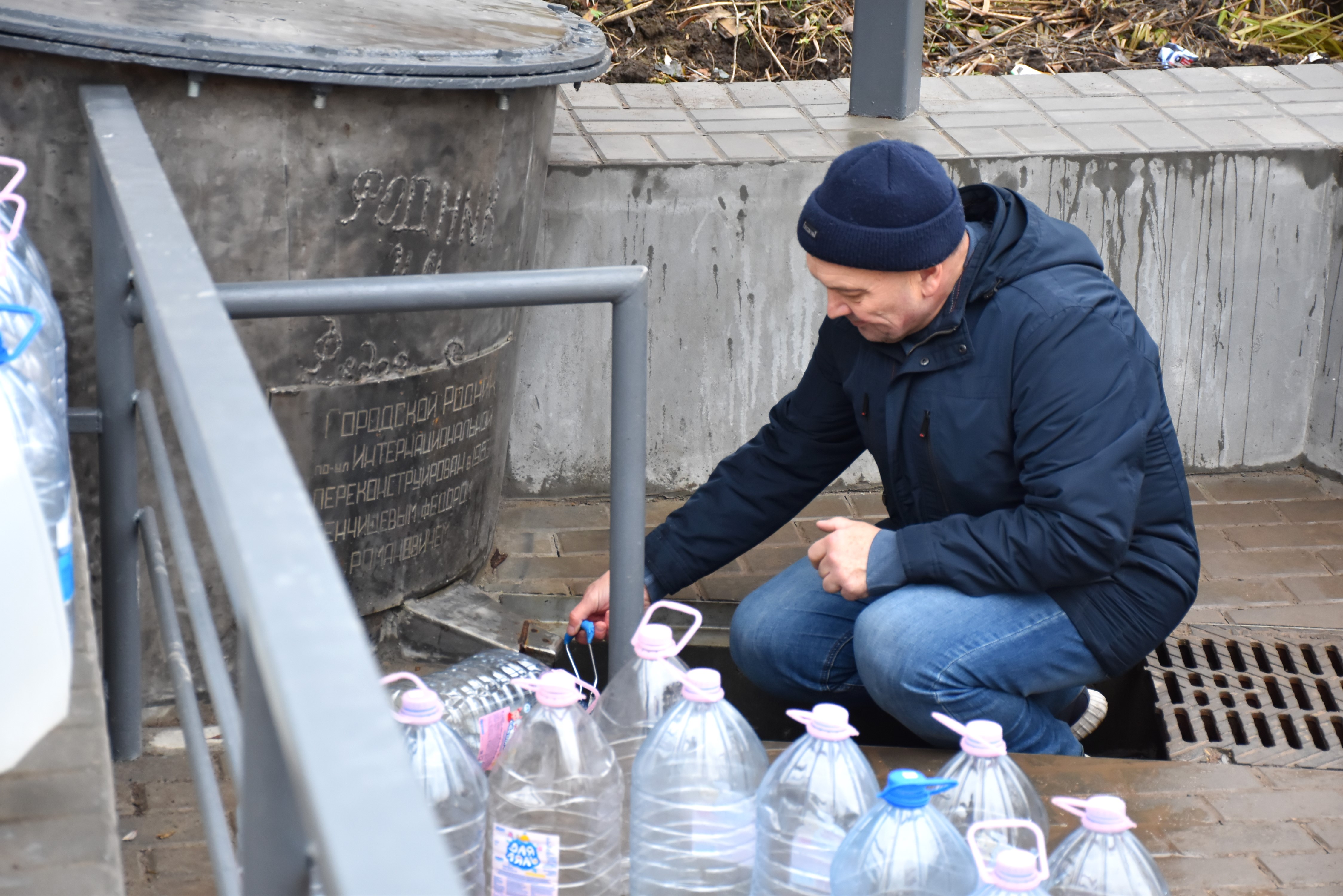 В Щекино завершилось благоустройство территории городского родника.