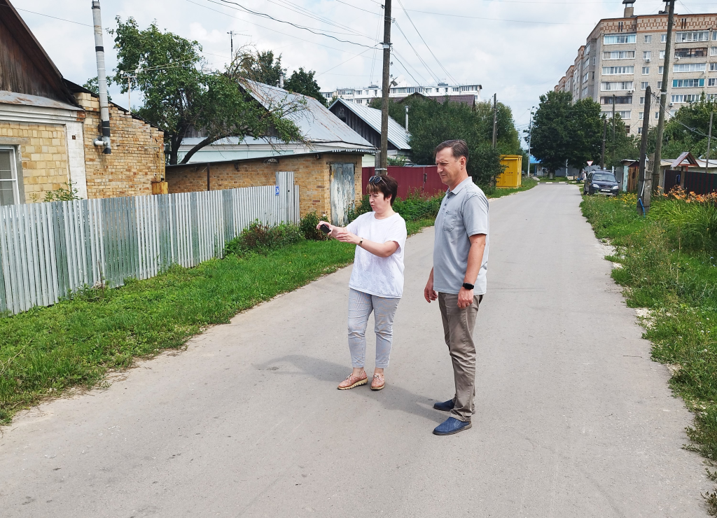 В Щекинском районе проверяют дороги, находящиеся на гарантии.