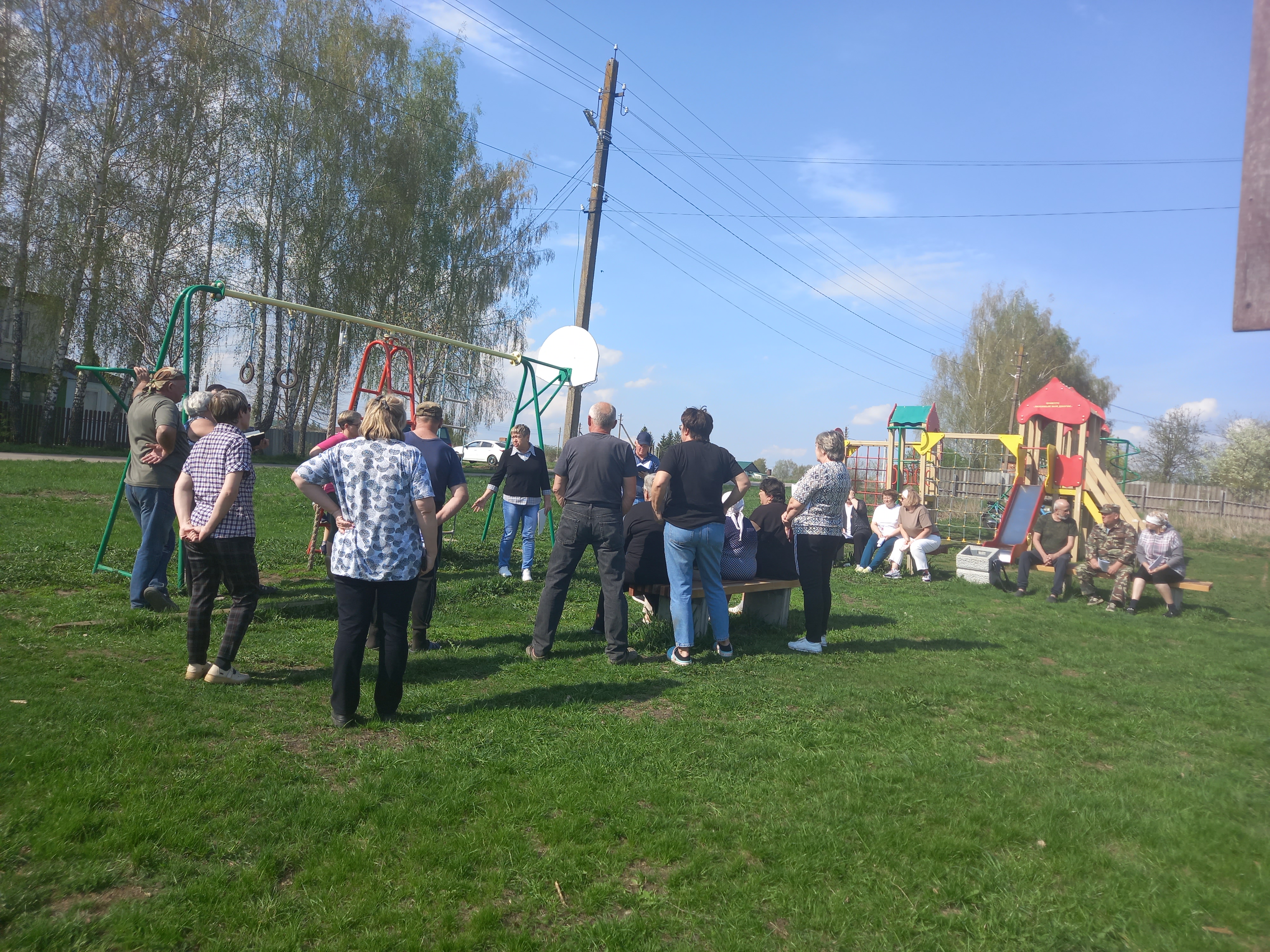 Встреча с населением с. Малынь 24.04.2025.