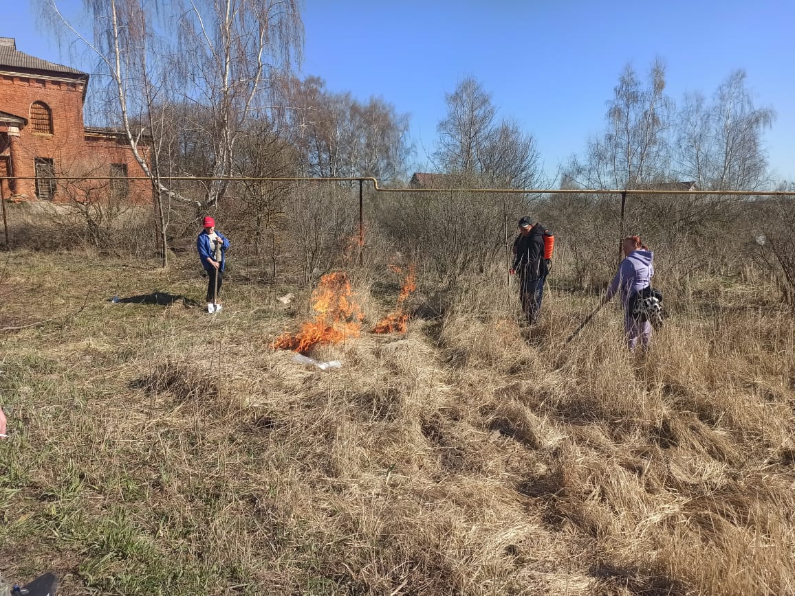 16.04.2025  в с. Головеньки проведены учения по пожаротушению  природного  пожара  на окраине  населенном пункте..