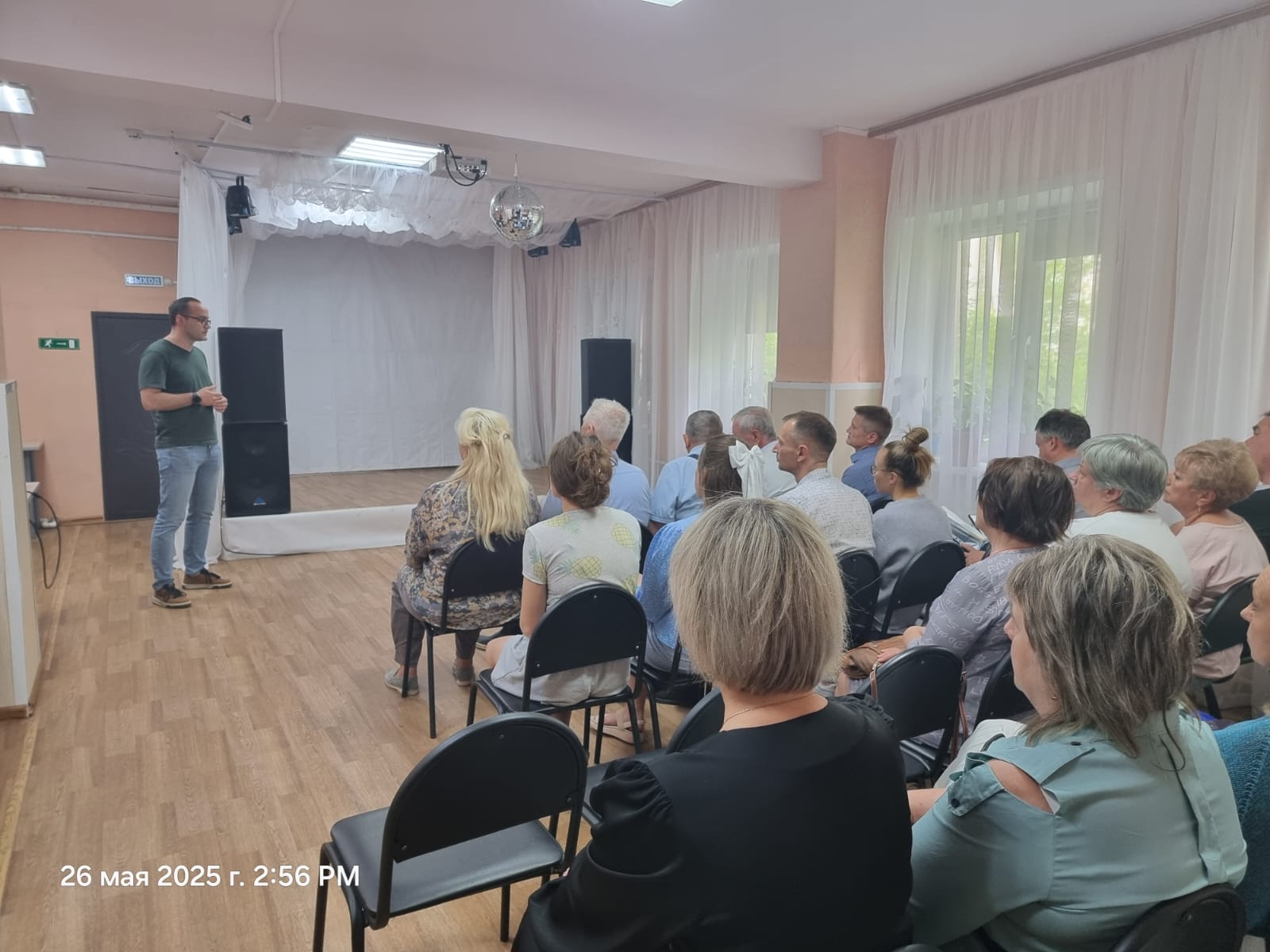 26.05.2025 в 15-00 часов проведена рабочая встреча  представителя  МВД России  по Тульской области  в Щекинском районе.